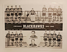 Load image into Gallery viewer, 1941-42 Nestor Johnson Skate Chicago Black Hawks Hockey Team Photo
