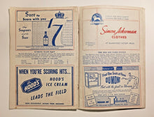 Load image into Gallery viewer, 1950 Boston Red Sox Program Score Card, No Line Up Page (Incomplete) Baseball
