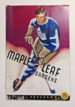 Load image into Gallery viewer, 1940 Feb 17, Maple Leafs vs Montreal Canadiens Hockey Program
