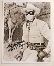 Load image into Gallery viewer, Clayton Moore Lone Ranger Signed 8&quot; x 10&quot; Photo with JSA COA A194936
