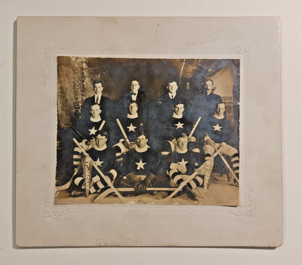 1910 St Jacobs Hockey Team Photo
