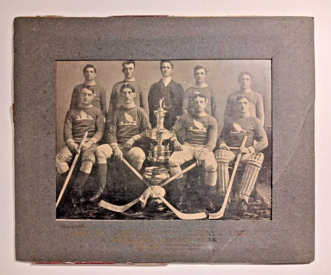 1905 Ramblers Hockey Team, Maritime Champions Photo, Starr Trophy Rare
