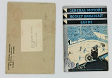 Load image into Gallery viewer, 1934 General Motors Hockey Broadcast Guide w/ Envelope
