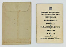 Load image into Gallery viewer, 1934 General Motors Hockey Broadcast Guide w/ Envelope
