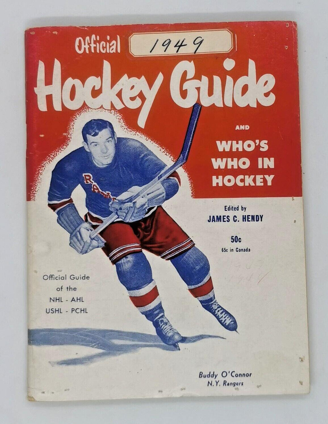 1949 Official Hockey Guide 