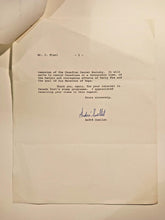 Load image into Gallery viewer, 1982 Minister in Pierre Trudeau Cabinet, Andre Ouellet Signed Autograph Letter
