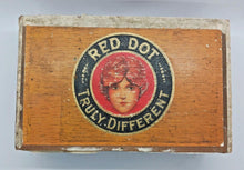 Load image into Gallery viewer, Red Dot Truly Different Cigar Box by Federal Cigar Company Inc Red Lion. PA.
