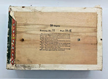 Load image into Gallery viewer, Wilson&#39;s Bachelor Wrapped Aristocrat Claro Wrapped Cigar Box, Toronto &amp; Montreal
