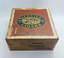 Load image into Gallery viewer, Webster Superiores Golden Wedding All Havana Filler Cigar Box No. 471
