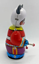 Load image into Gallery viewer, Vintage Wind-Up Tin Toy Panda Playing a Drum, Needs Key &amp; no drum
