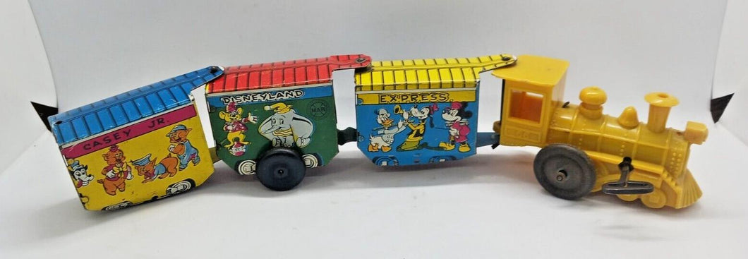 1960's Marx Disneyland Express Tin Wind-up Toy Train