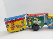 Load image into Gallery viewer, 1960&#39;s Marx Disneyland Express Tin Wind-up Toy Train
