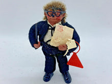 Load image into Gallery viewer, Vintage Steiff Peter Hedgehog Accountant w/ Paperwork 3.5in Figurine RARE
