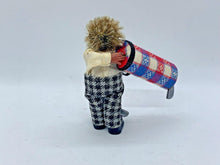 Load image into Gallery viewer, Vintage Steiff Peter Hedgehog Golfer w/ Golf Club Bag 3.5in Figurine RARE

