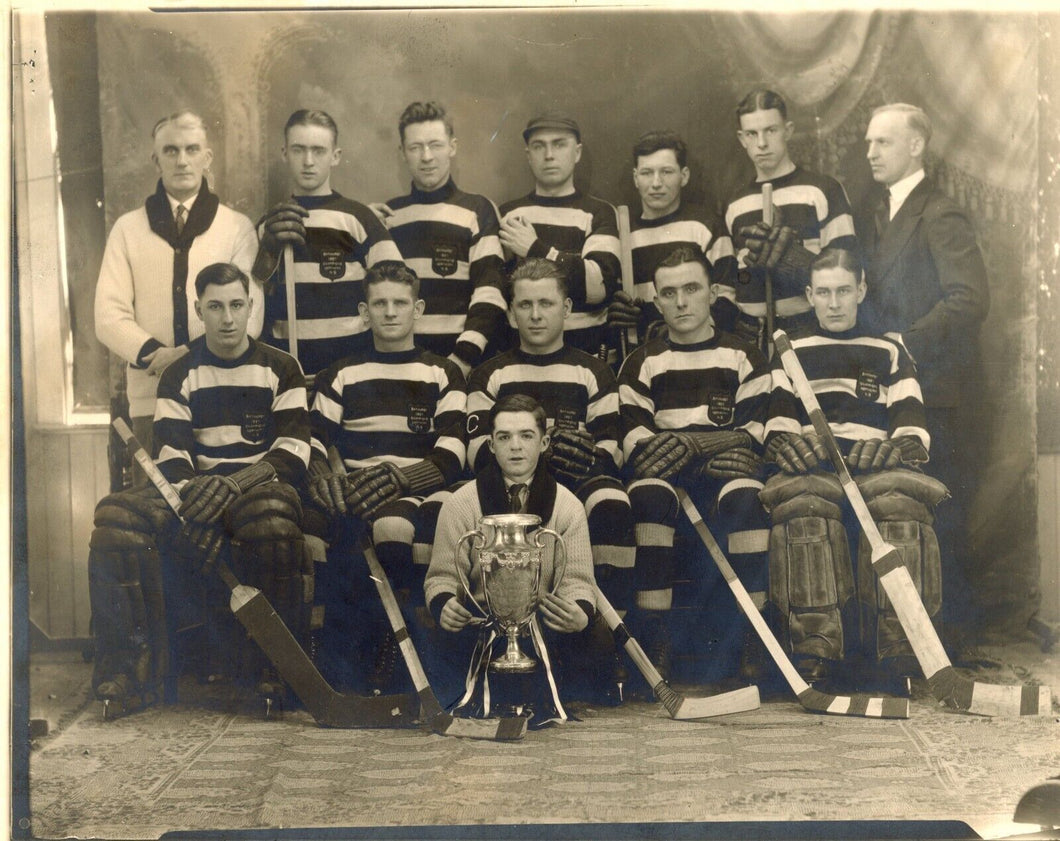 Bathurst Papermakers 1927 Championship Hockey Team Photo