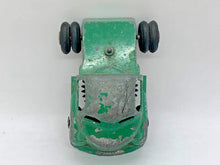Load image into Gallery viewer, Rare Vintage Green Wind Up Friction Truck Rig Trailer Toy
