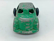 Load image into Gallery viewer, Rare Vintage Green Wind Up Friction Truck Rig Trailer Toy
