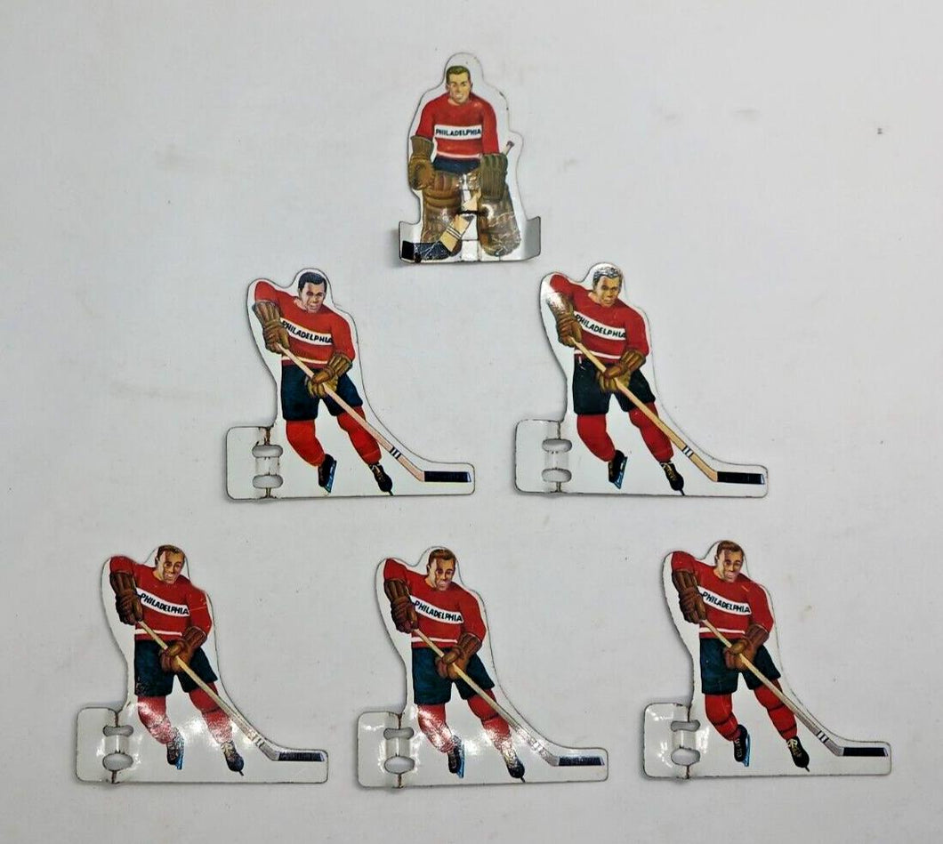 Coleco Munro PHILADELPHIA Team 1960s Game Table Top Hockey Figure Set