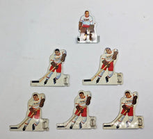 Load image into Gallery viewer, Coleco Munro Detroit Team 1960s Game Table Top Hockey Figure Set
