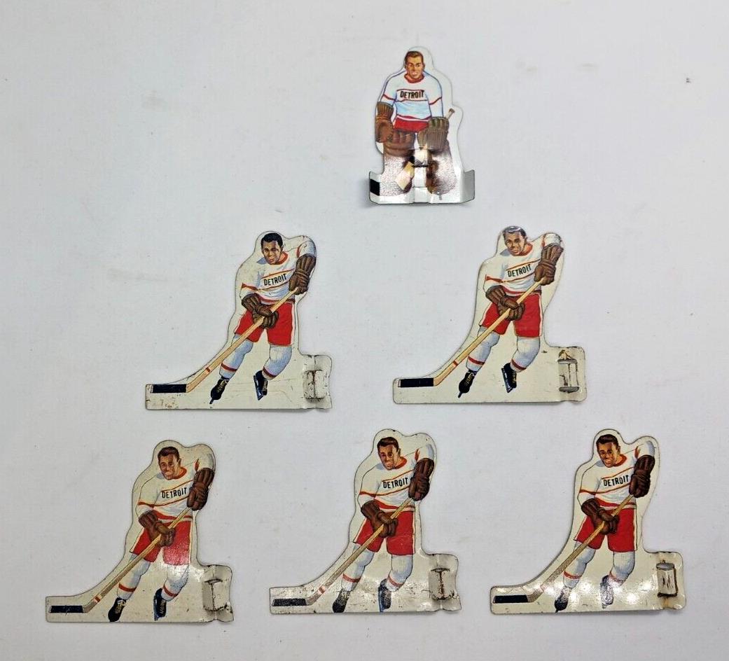 Coleco Munro Detroit Team 1960s Game Table Top Hockey Figure Set