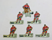 Load image into Gallery viewer, Eagle / Coleco Montreal Canadiens Team 1960&#39;s Game Table Top Hockey Figure Set 6
