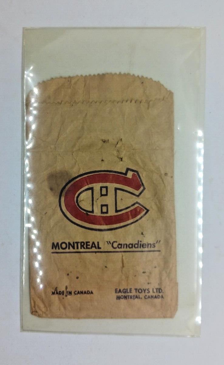 Eagle / Coleco Montreal Canadiens Team 1960's Game Table Top Hockey Bag