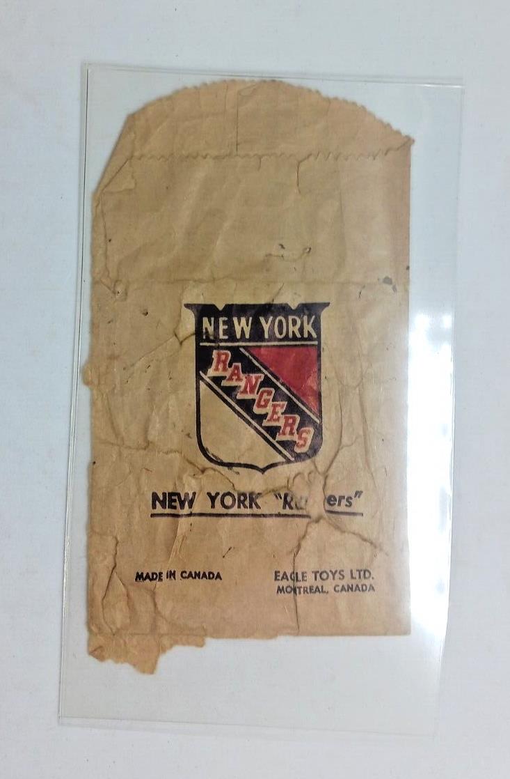 Eagle / Coleco New York Rangers Team 1960's Game Table Top Hockey Bag