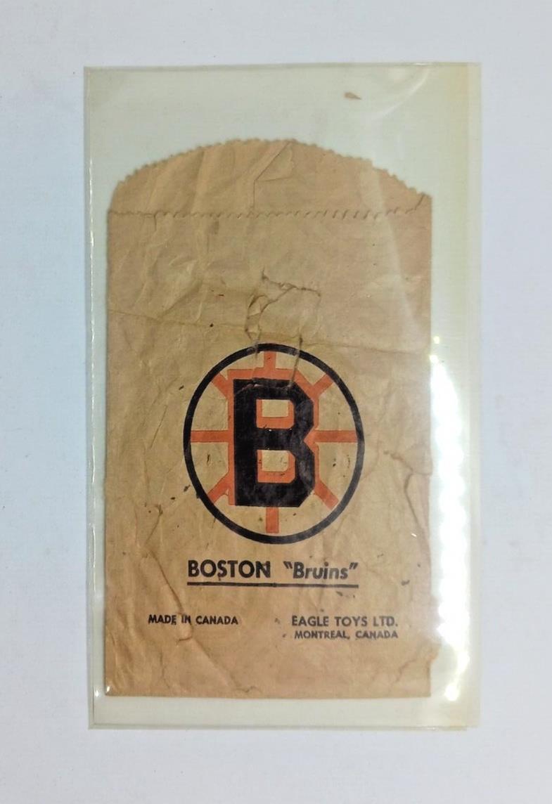 Eagle / Coleco Boston Bruins Team 1960's Game Table Top Hockey Bag