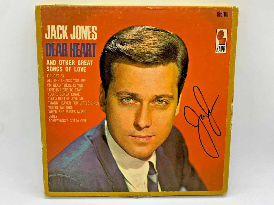 Jack Jones - Dear Heart Stereo Tape, Reel to Reel *Signed*