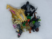 Load image into Gallery viewer, Lot of 24 Vintage Hard Plastic Safari Animal Figurines - More Animals Available
