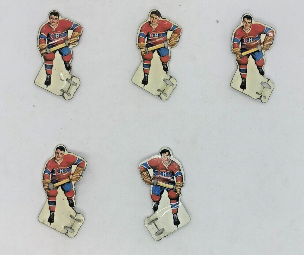 Coleco Munro Montreal Canadiens Team 1960's Game Table Top Hockey Figure Set 49