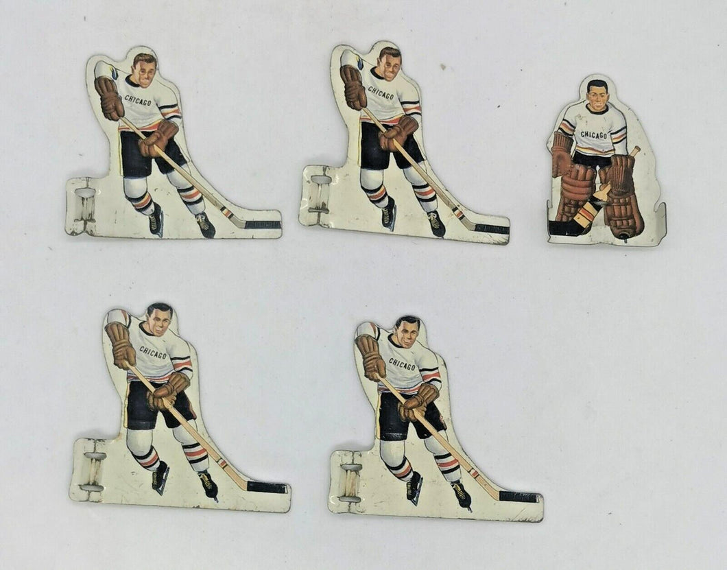 Coleco Munro Chicago Team 1960's Game Table Top Hockey Figure Set 48