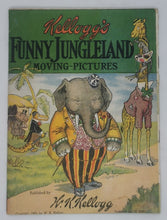 Load image into Gallery viewer, 1909 Kellogg&#39;s Funny Jungleland Moving Pictures Booklet
