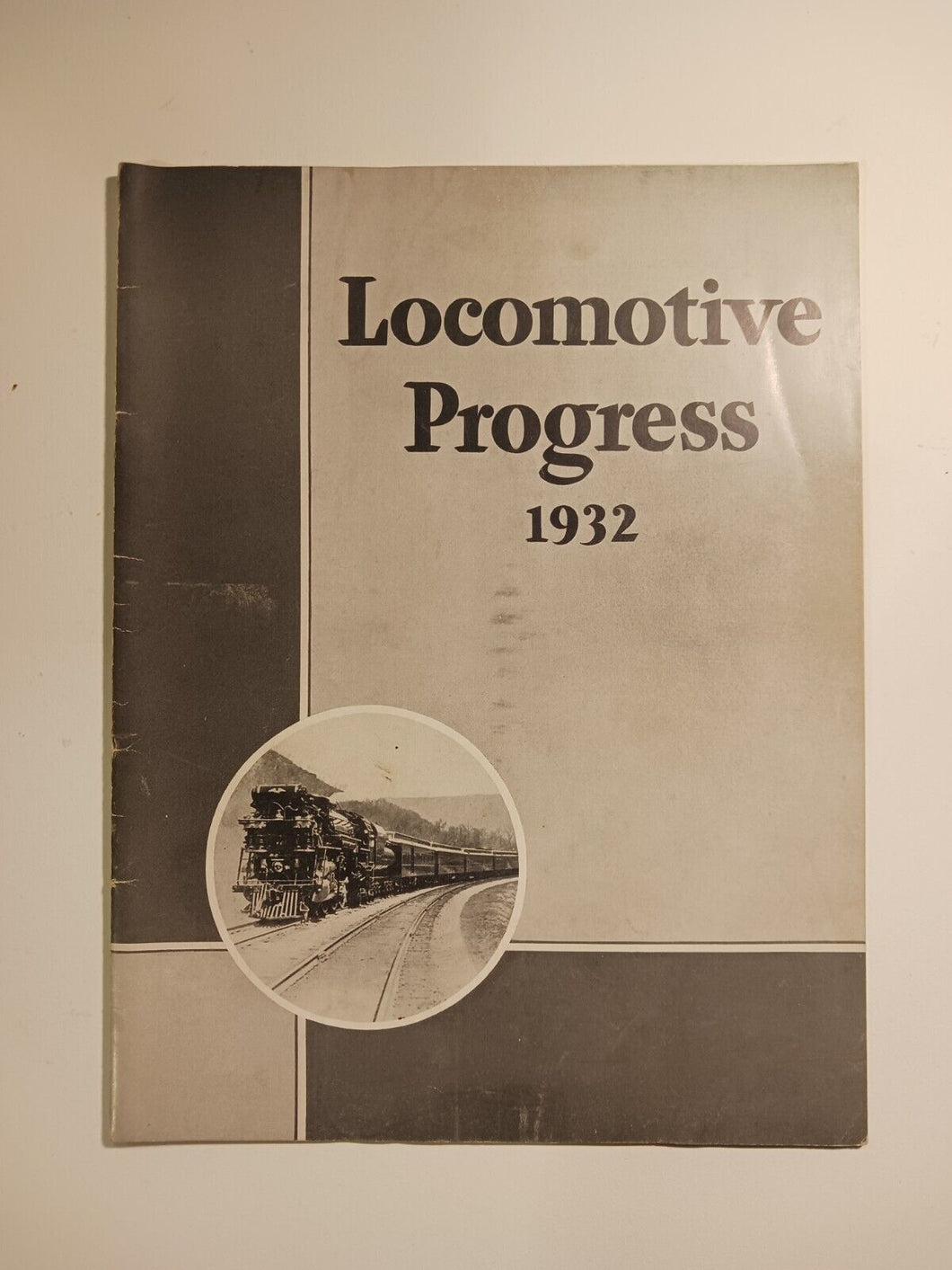 1932 Locomotive Progress Train Booklet (Elesco)