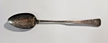 Load image into Gallery viewer, 1808 London Sterling Silver 12 inches Basting Spoon Crested Maker Mark E.L.
