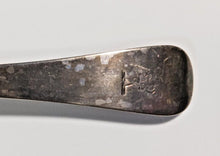 Load image into Gallery viewer, 1808 London Sterling Silver 12 inches Basting Spoon Crested Maker Mark E.L.
