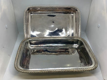 Load image into Gallery viewer, Antique Vintage Silver Plate - Serving Tray &amp; Dish Cover
