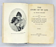 Load image into Gallery viewer, The Story of My Life by Helen Keller by John Albert Macy 1903 1st Hardcover
