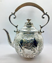 Load image into Gallery viewer, James Dixon Tilt Kettle with Stand Silverplate EP | GS
