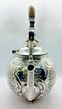 Load image into Gallery viewer, James Dixon Tilt Kettle with Stand Silverplate EP | GS
