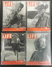 Load image into Gallery viewer, Life Magazines Lot Issued 1939 March 27, April 10, June 26, 1940 Oct 21
