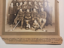 Load image into Gallery viewer, 1920&#39;s Hockey Cabinet Photo R.A. Ballard &amp; Paul Ballard, Wilford Johnson Studio
