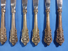 Load image into Gallery viewer, Wallace Grand Baroque Sterling Silver 9&quot; Lunch Knife Lot of 10
