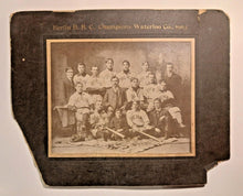 Load image into Gallery viewer, 1903 Berlin B.B.C., Champions Waterloo Co Team Baseball Cabinet Photo 15" x 12"
