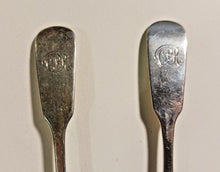 Load image into Gallery viewer, 1851 James Ross Sterling Silver Glasgow 5 3/4&quot; Spoon Lot of 2
