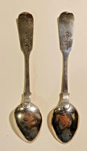 Load image into Gallery viewer, 1851 James Ross Sterling Silver Glasgow 5 3/4&quot; Spoon Lot of 2
