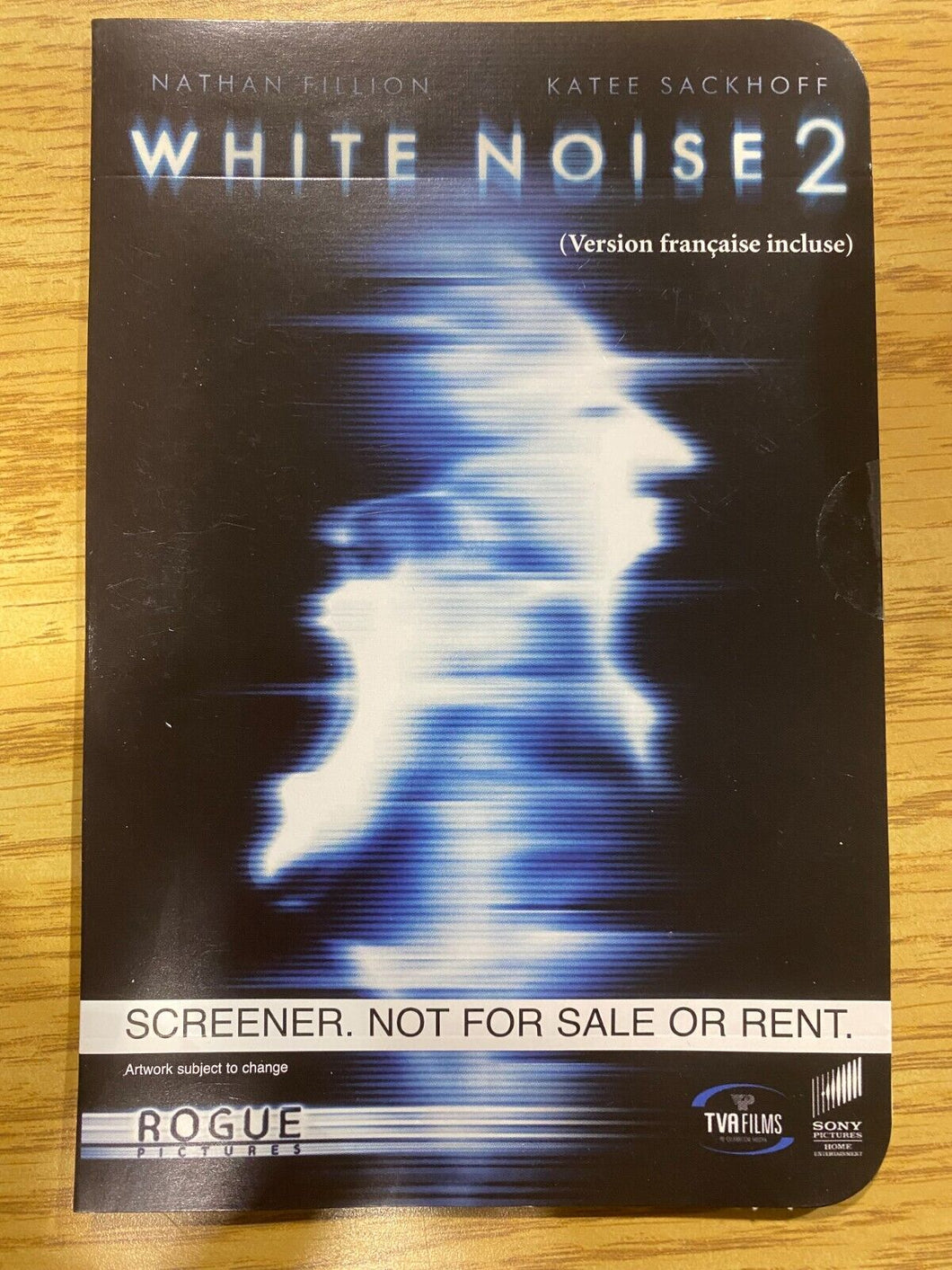 White Noise 2. DVD. Screener. 2006