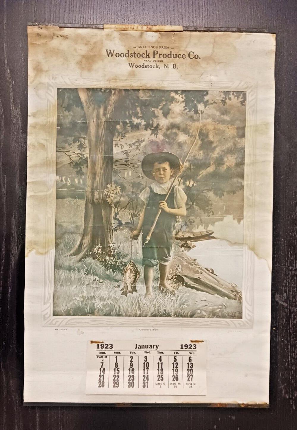 1923 Woodstock Produce Co. N.B. Calendar Complete 13