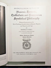 Load image into Gallery viewer, Masonic Hermetic Qabbalistic &amp; Rosicrucian Symbolical Philosophy 1977 Golden Ed.
