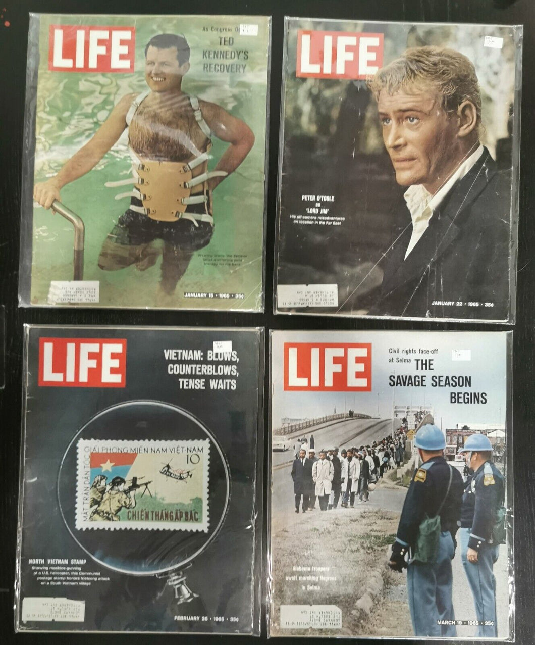 Life Magazines Lot Issued 1965 Jan 15, Jan 22, Feb 26, March 19